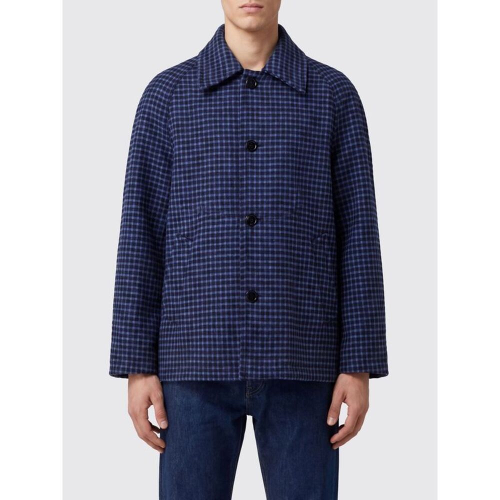 Marni Men Marni Gingham Check Wool Shirt Jacket